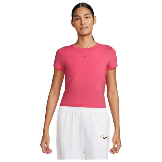 Nike Γυναικεία κοντομάνικη μπλούζα Sportswear Chill Knit Cropped T-Shirt